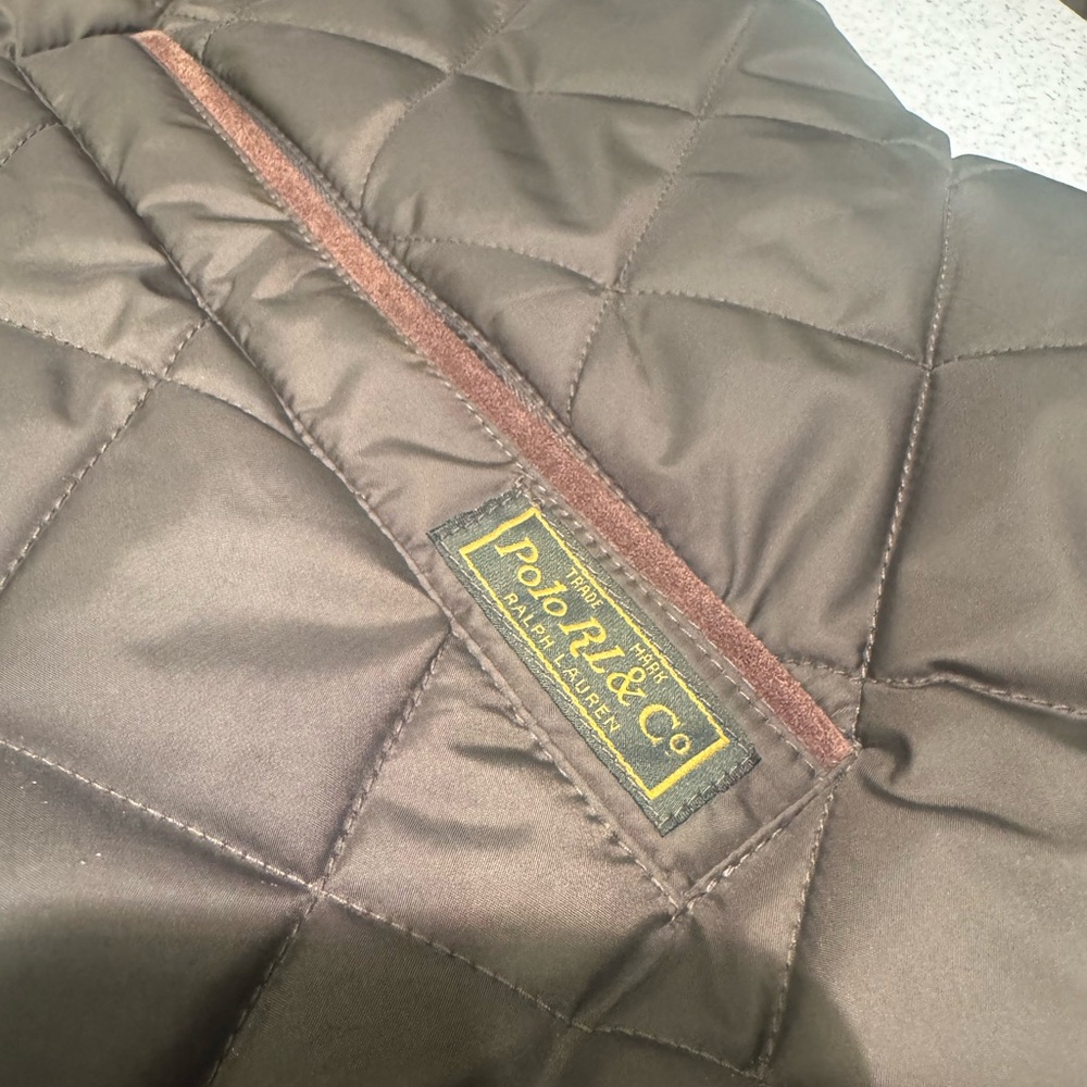 Ralph Lauren Men's Quilted Vest - Dark Olive - Picture 5 of 6